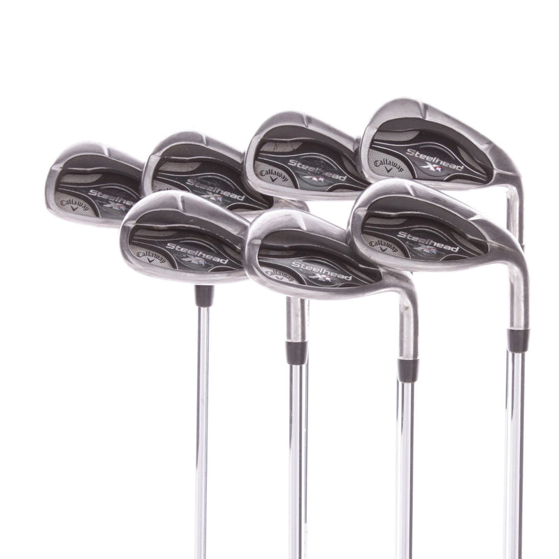 Callaway Steelhead XR 360cf Steel Mens Right Hand Irons 7-AW + LW Regular - XP 95 R300