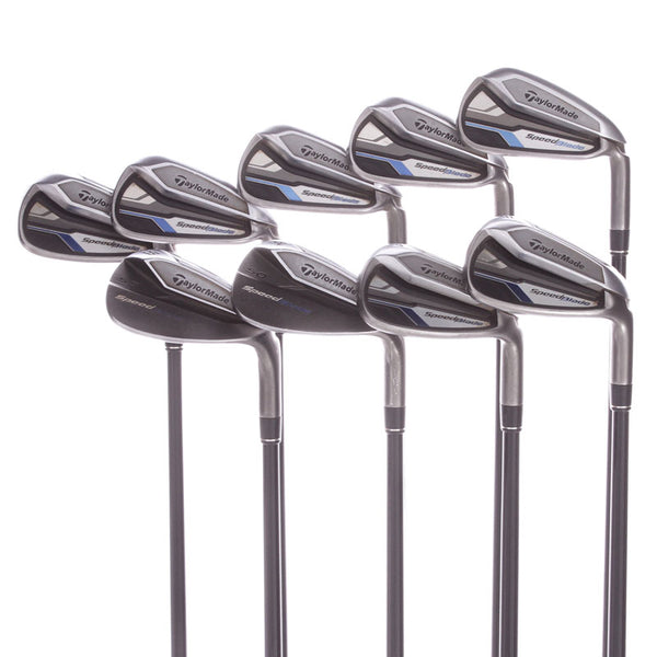 TaylorMade Speedblade Graphite Men's Right Hand Irons 4-SW+AW Regular - Matrix Veloxt
