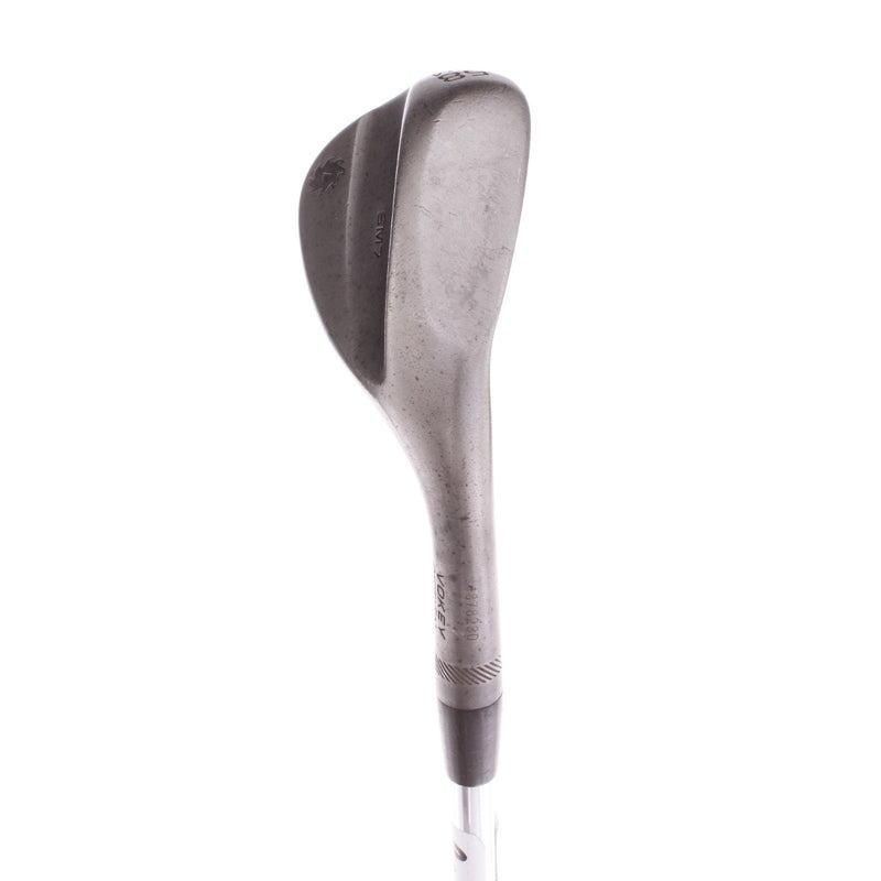 Titleist Vokey SM7 Jet Black M-Grind Steel Mens Right Hand Lob Wedge 58 Degree 8 Bounce Stiff - True Temper AMT Red