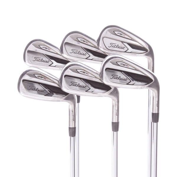 Titleist AP1 718 Steel Mens Right Hand Irons 5-PW Regular - True Temper AMT Black