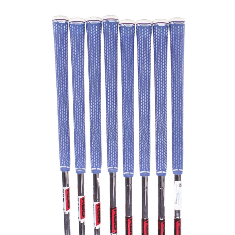 Cobra F9 One Length Steel Men's Right Hand Irons 4-GW Stiff - KBS Tour 80/90/120