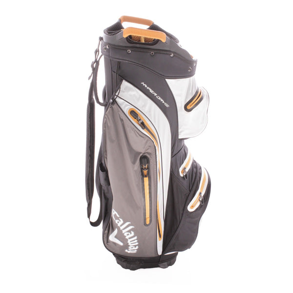 Callaway Hyperdry 15 Waterproof Second Hand Cart Bag - Black/White/Orange