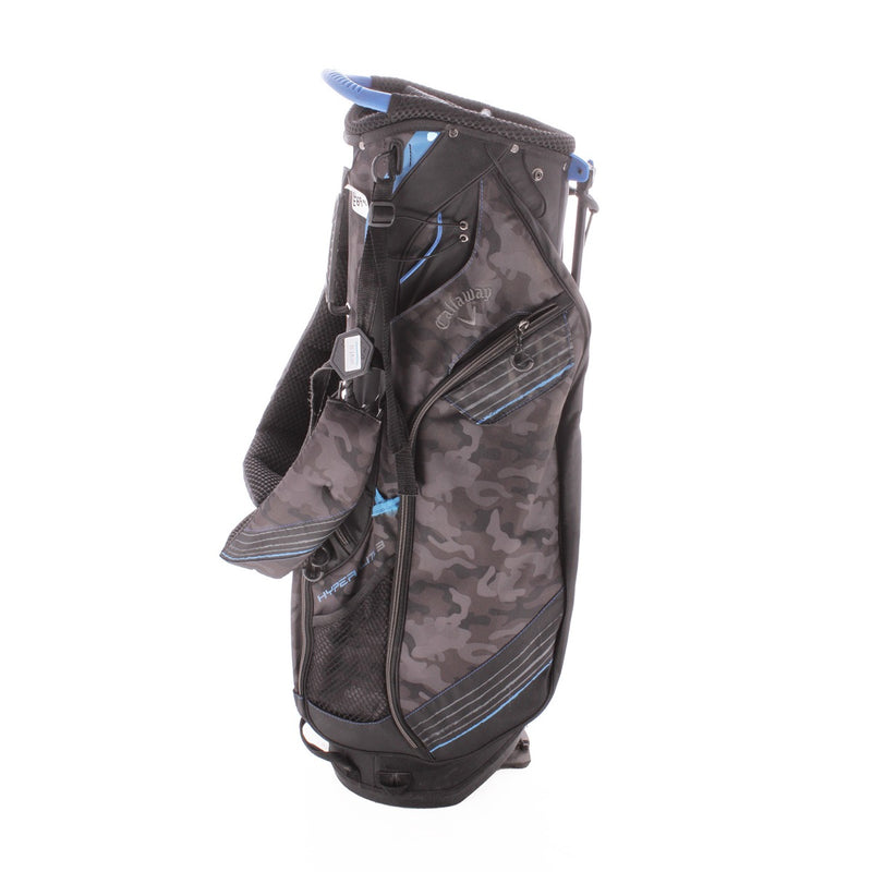 Callaway Hyperlite 3 Second Hand Stand Bag - Camo/Royal