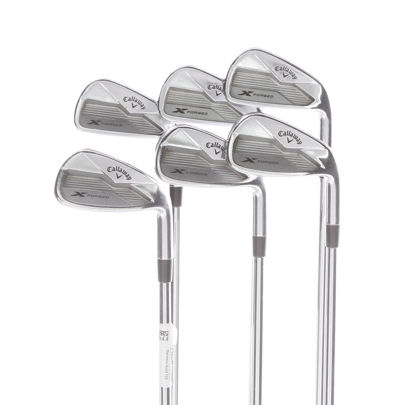 Callaway X Forged Steel Mens Right Hand Irons 5-PW Stiff - True Temper Dynamic Gold 105 S300