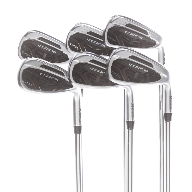 Cobra LTDx Steel Mens Right Hand Irons 6-GW Regular - KBS Tour 80 R