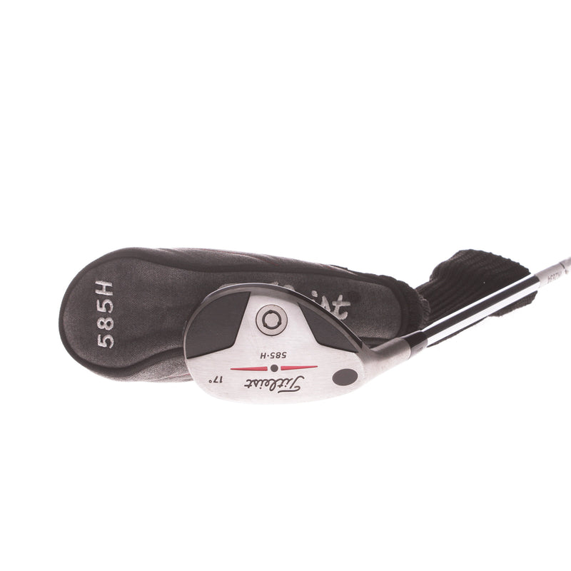 Titleist 585.H Steel Mens Left Hand 2 Hybrid 17* Stiff - True Temper Dynamic Gold S300