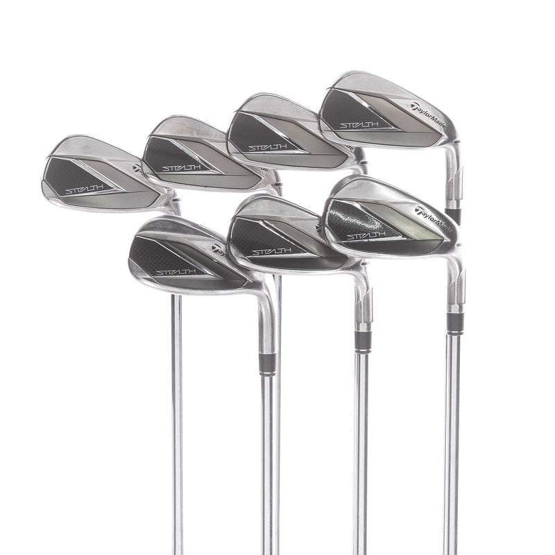 TaylorMade Stealth Steel Mens Right Hand Irons 5-SW Stiff - Reax 85