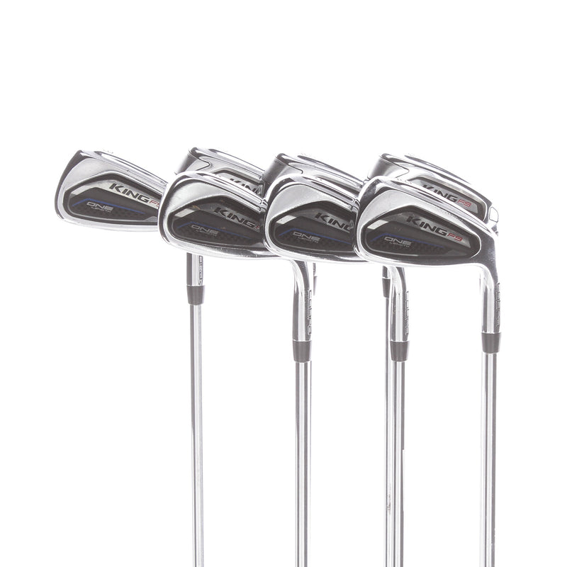 Cobra F9 One Lenght Steel Mens Right Hand Irons 5-GW Regular - KBS Tour 90