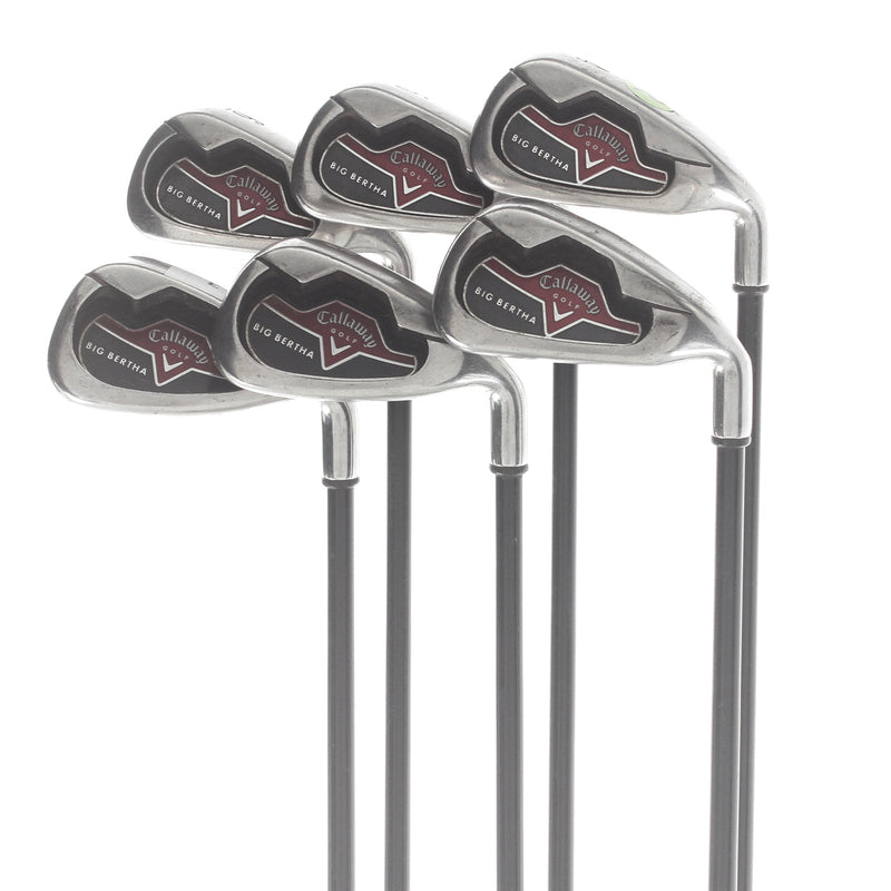 Callaway Big Bertha 2006 Graphite Mens Right Hand Irons 4-PW Regular - Callaway 75g