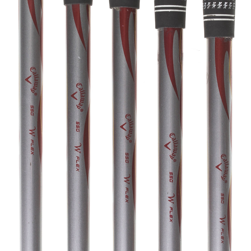 Callaway Diablo Edge Graphite Ladies Right Hand Irons 6-PW Ladies - CAllaway 55g