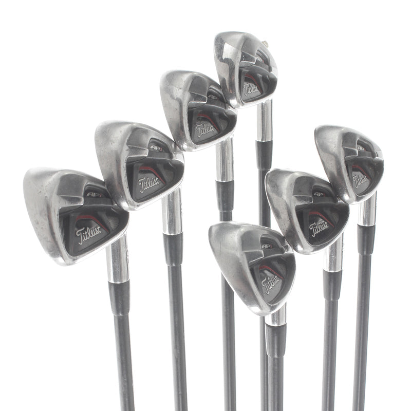 Titleist AP1 712 Graphite Mens Right Hand Irons 4-PW Senior - Graphite design ad 65i
