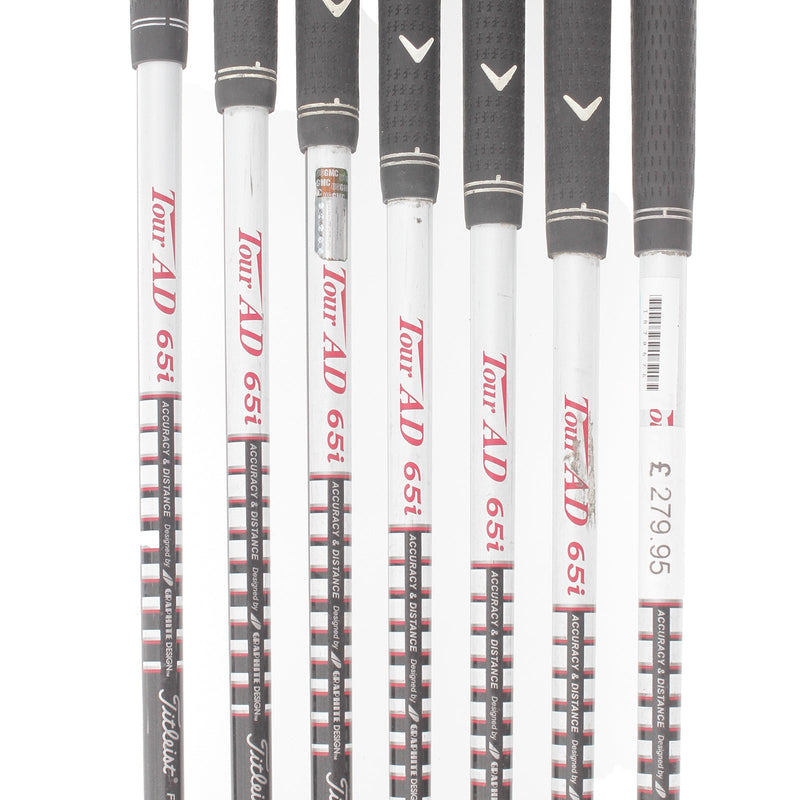 Titleist AP1 712 Graphite Mens Right Hand Irons 4-PW Senior - Graphite design ad 65i