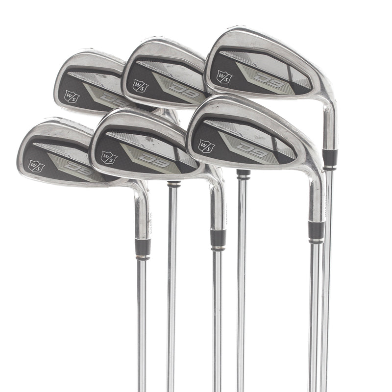 Wilson D9 Steel Mens Right Hand Irons 5-PW Regular - KBS Tour 80