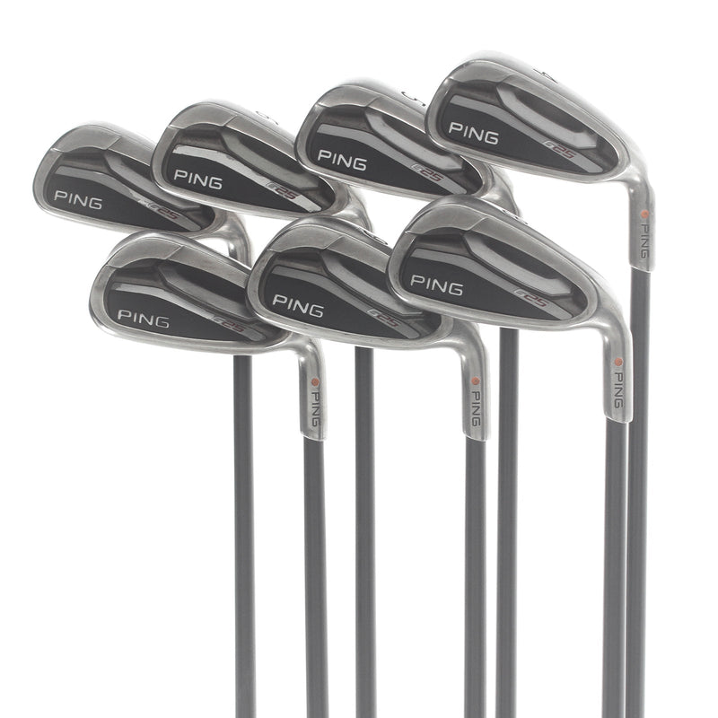 Ping G25 Graphite Mens Right Hand Irons 4-PW Orange Dot Regular - TFC 189