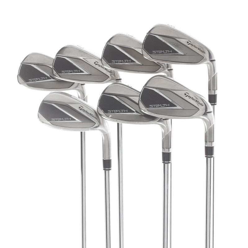 TaylorMade Stealth Steel Mens Right Hand Irons 5-SW Regular - KBS Max 85