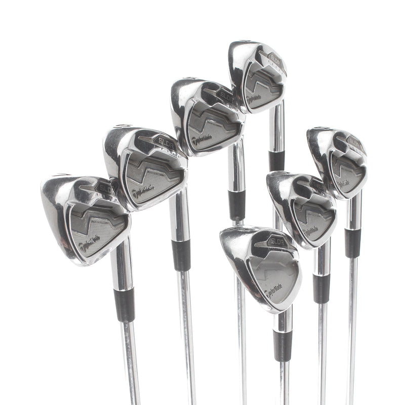 TaylorMade SLDR Steel Mens Right Hand Irons 4-PW Regular - KBS c taper 90