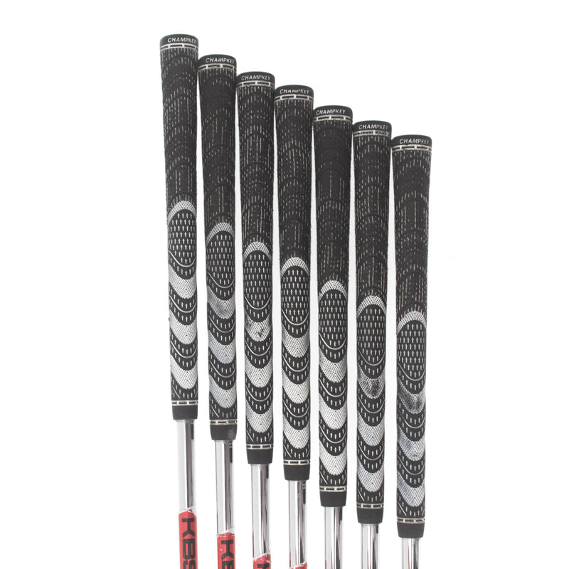 TaylorMade SLDR Steel Mens Right Hand Irons 4-PW Regular - KBS c taper 90