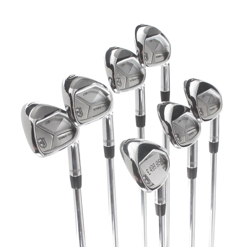 Wilson staff Forged cb Steel Mens Right Hand Irons 4-PW Stiff - DG120