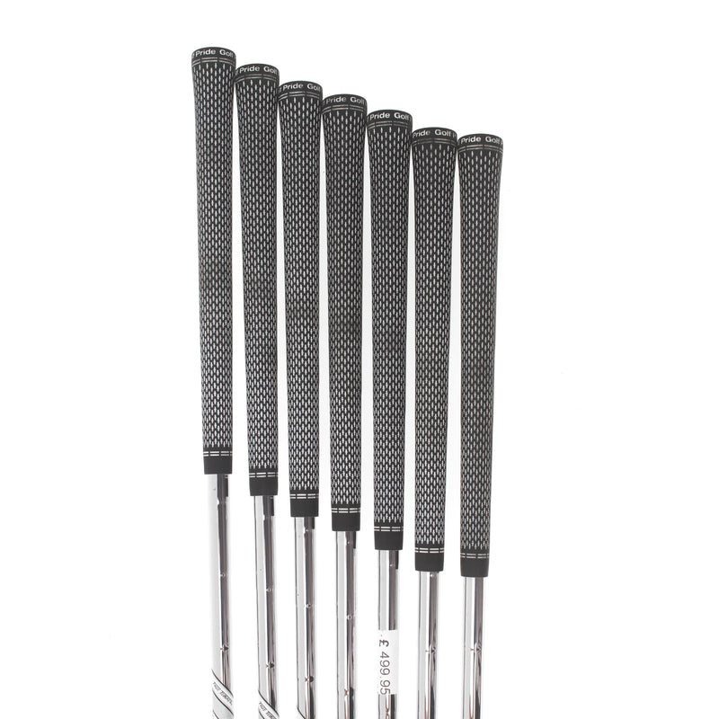 Titleist 718AP2 Steel Mens Right Hand Irons 4-PW Stiff - AMT White