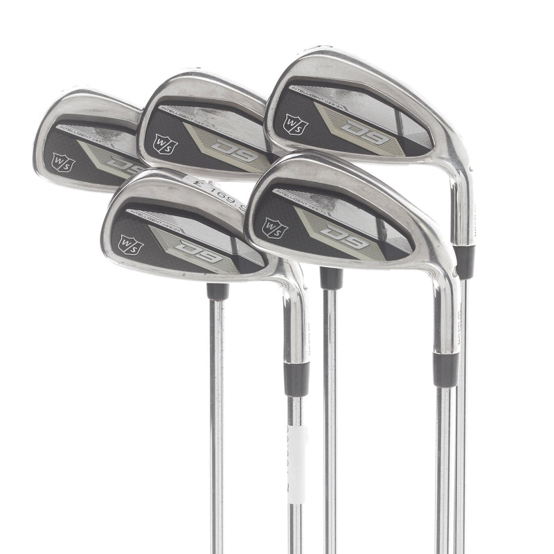 Wilson D9 Steel Mens Right Hand Irons 6-PW Regular - KBS Ultralite