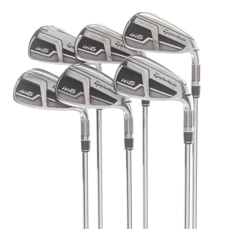 TaylorMade M6 Steel Mens Right Hand Irons 5-PW Regular - Kbs