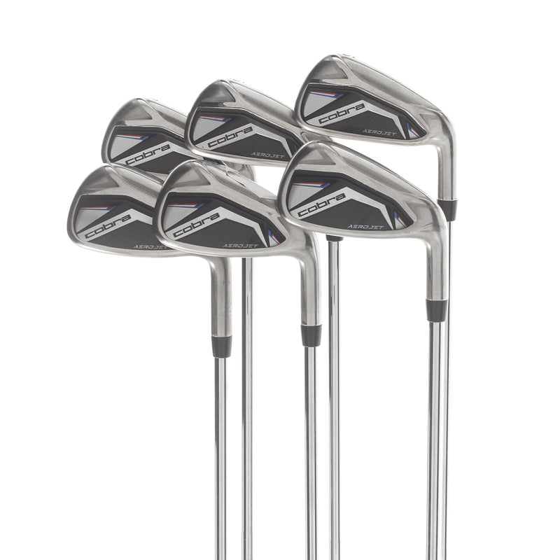Cobra Aerojet Steel Mens Right Hand Irons 5-PW Regular - KBS