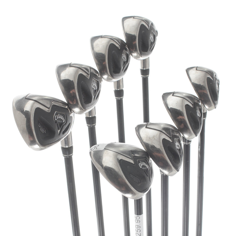 Callaway Fusion Wide Sole Graphite Mens Right Hand Irons 4-SW Regular - Callaway Mid Low Torque