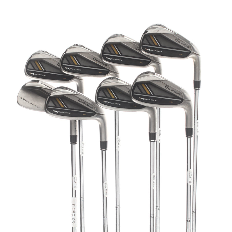 TaylorMade RocketBladez HL Steel Mens Right Hand Irons 5-GW Stiff - Rocketfuel 85