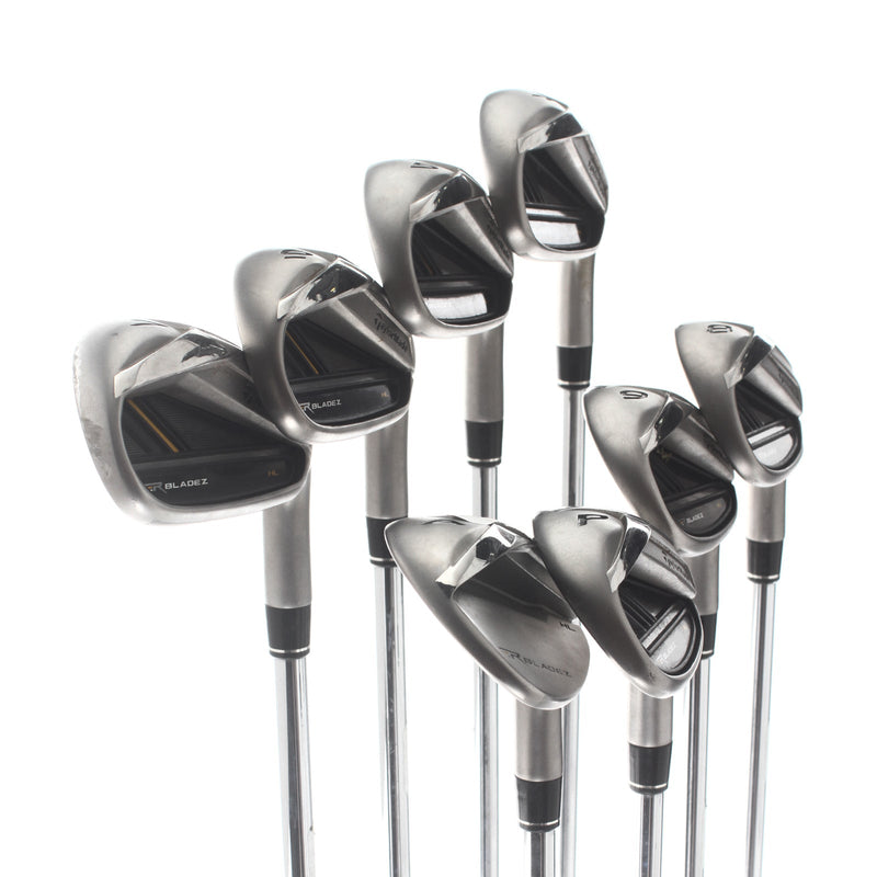 TaylorMade RocketBladez HL Steel Mens Right Hand Irons 5-GW Stiff - Rocketfuel 85