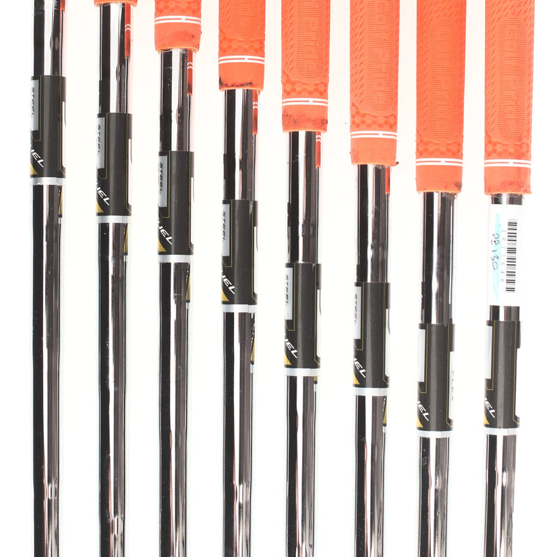 TaylorMade RocketBladez HL Steel Mens Right Hand Irons 5-GW Stiff - Rocketfuel 85