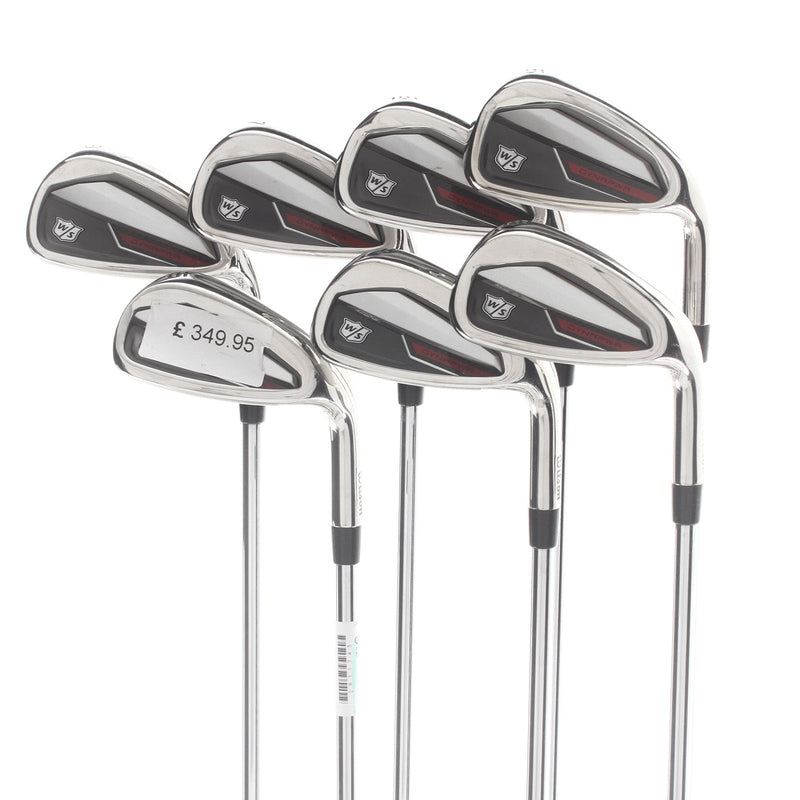 Wilson Dynapower Steel Mens Right Hand Irons 5-SW Regular - KBS ultralite max