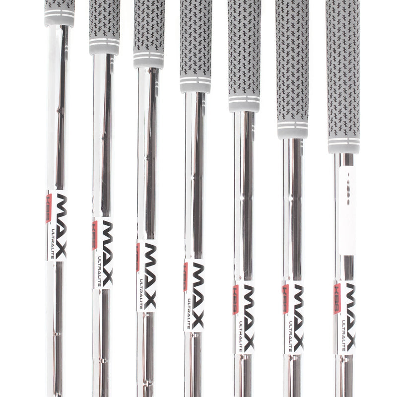 Wilson Dynapower Steel Mens Right Hand Irons 5-SW Regular - KBS ultralite max