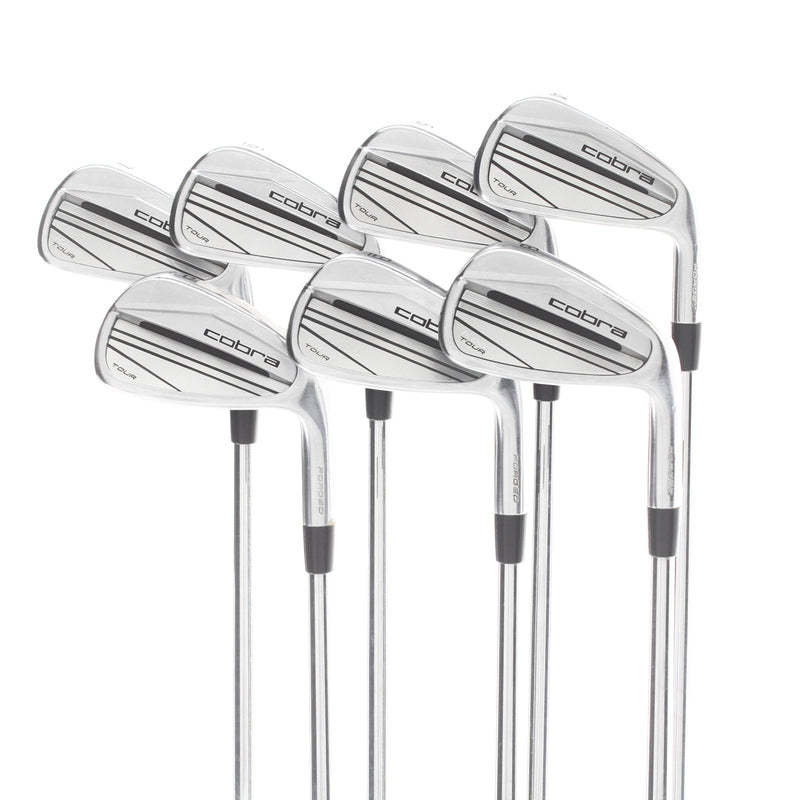 Cobra King Tour Forged Steel Mens Right Hand Irons 4-PW Stiff - Modus 3 120