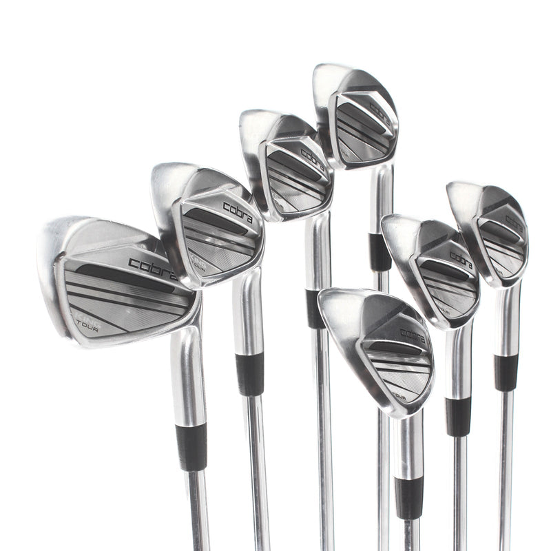 Cobra King Tour Forged Steel Mens Right Hand Irons 4-PW Stiff - Modus 3 120