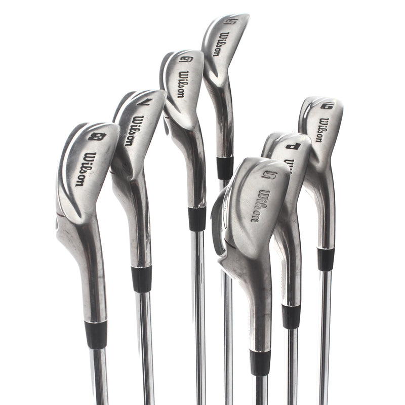 Wilson Deep Red Steel Mens Right Hand Irons 5-SW Regular - Deep Red