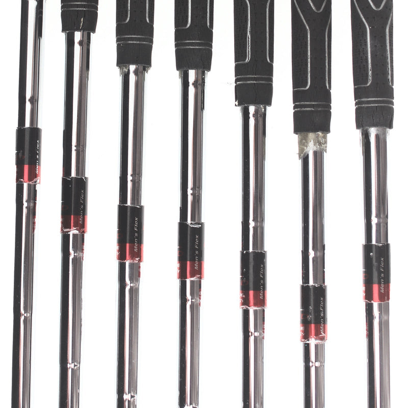 Wilson Deep Red Steel Mens Right Hand Irons 5-SW Regular - Deep Red