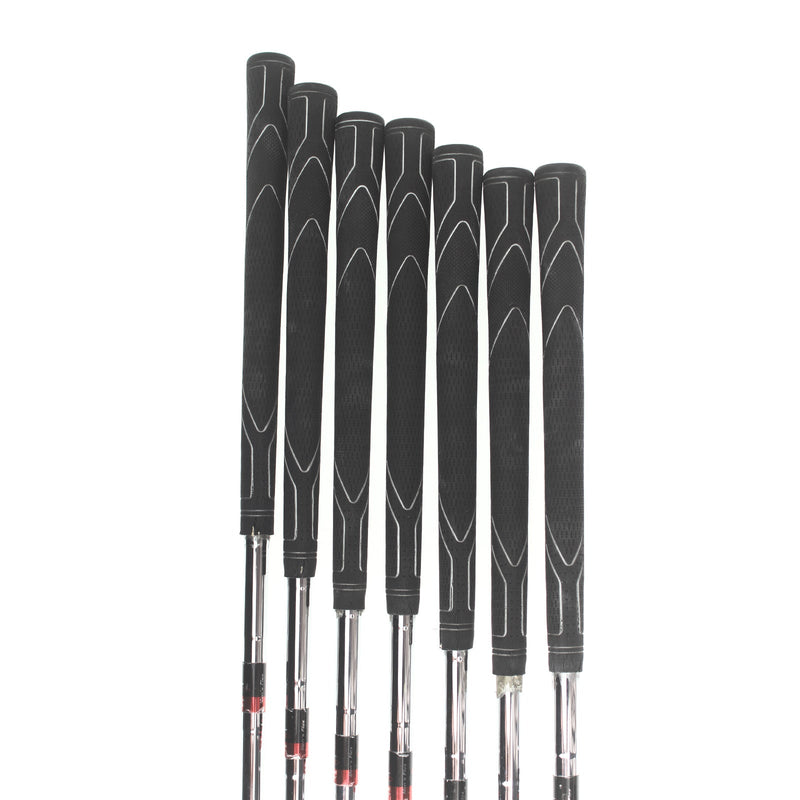 Wilson Deep Red Steel Mens Right Hand Irons 5-SW Regular - Deep Red