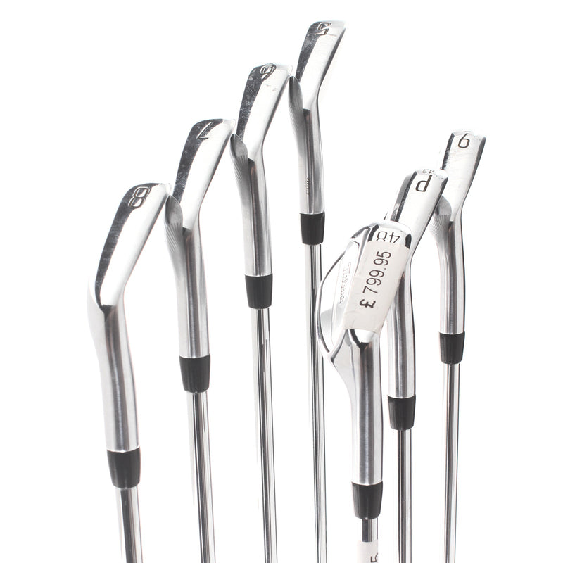 Titleist T200 Steel Mens Right Hand Irons 5-GW Stiff - AMT Black S300