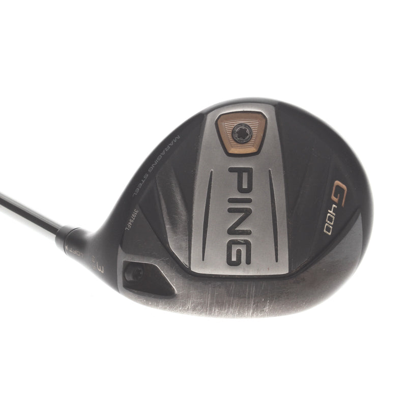 Ping G400 Graphite Mens Right Hand Fairway 3 Wood 14.5* Stiff - Tour Chrome 80g