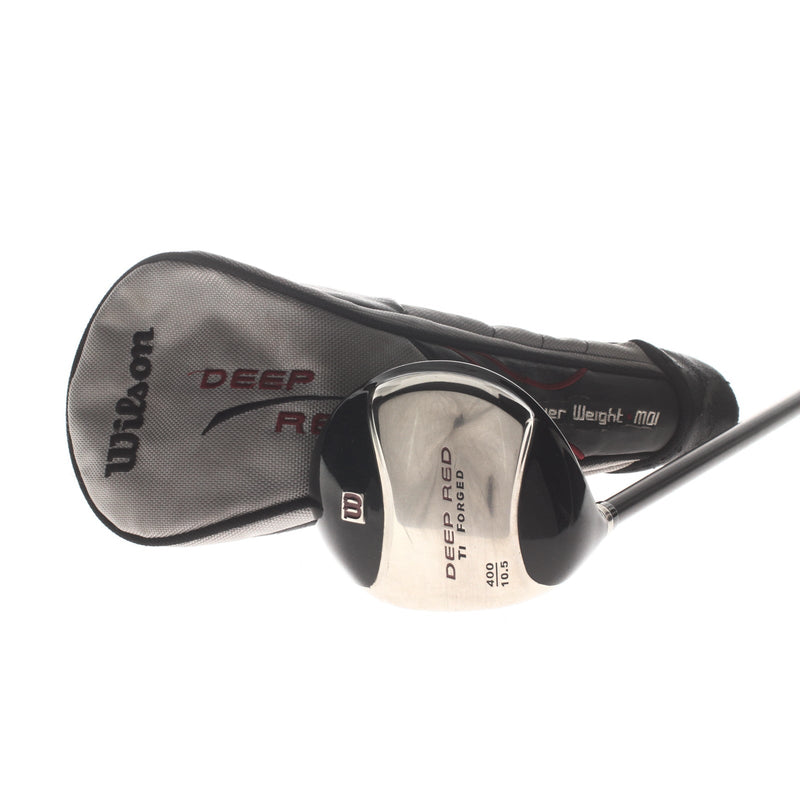 Wilson deep red ti forged Graphite Mens Left Hand Driver 10.5* Regular - Fatshaft