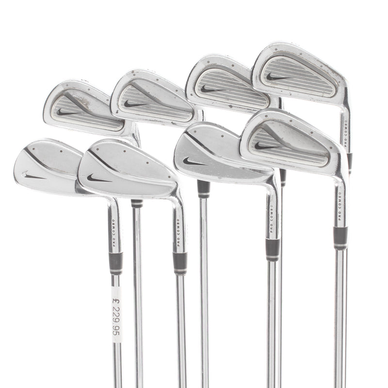 Nike Pro Combo Steel Mens Right Hand Irons 3-PW Stiff - Dynamic Golf