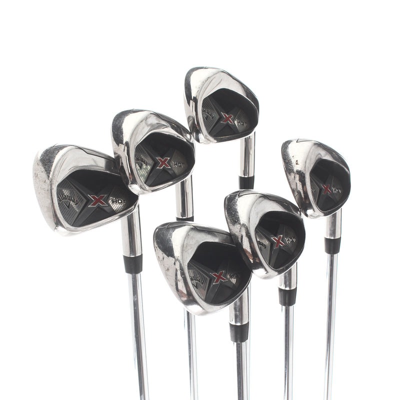 Callaway X Hot Steel Mens Right Hand Irons 5-PW Regular - TT XP 85