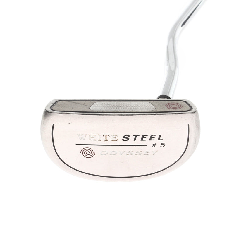 Odyssey White Steel Mens Right Hand Putter 34" Mid-Mallet - Superstroke