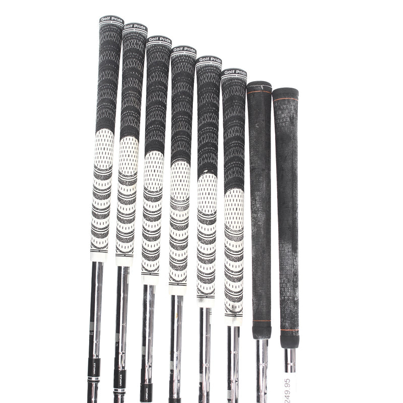 Callaway Fusion Wide Sole Steel Mens Right Hand Irons 4-SW Uni-Flex - Nippon N.S 950