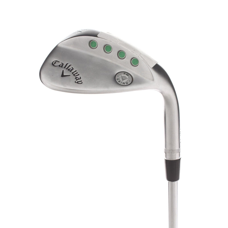 Callaway PM Grind Steel Mens Right Hand Sand Wedge 58* Wedge - kbs hi-rev 2.0