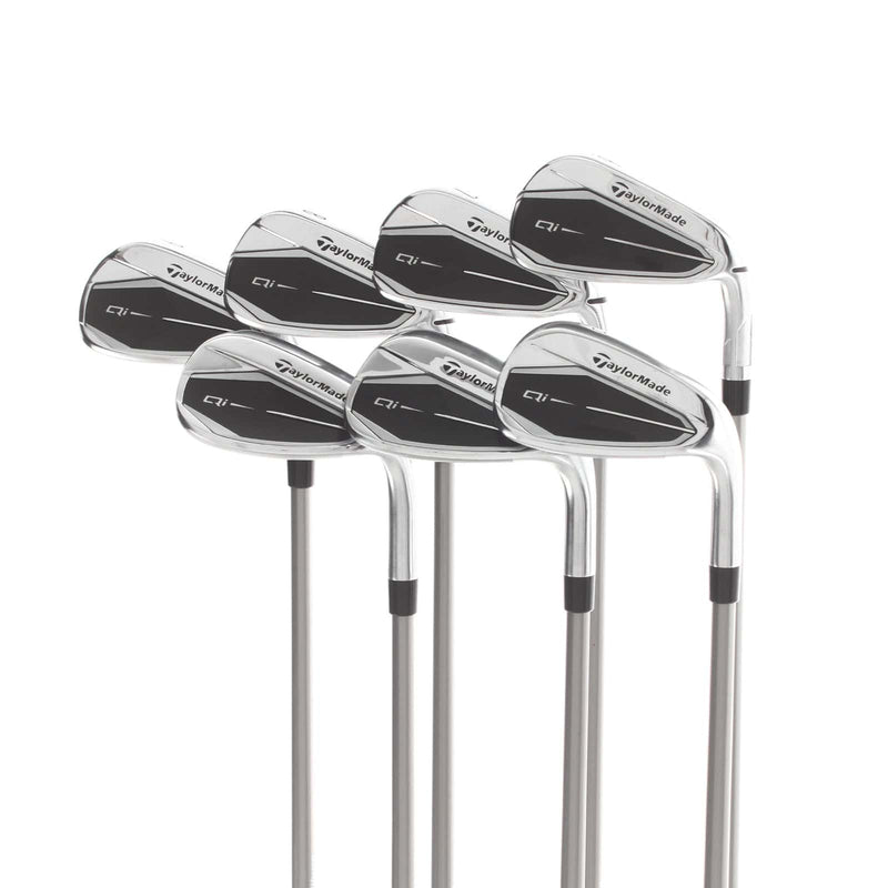 TaylorMade Qi Graphite Mens Right Hand Irons 6-SW+AW Regular - Fujikura Speeder NX 50-R