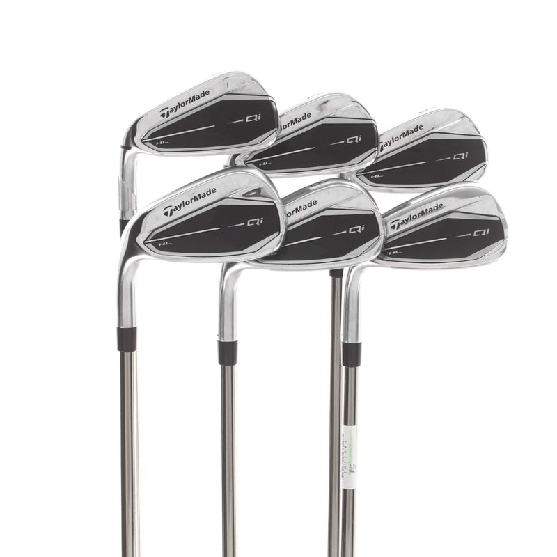 TaylorMade Qi Steel Ladies Left Hand Irons 6-GW Ladies - Recoil F1