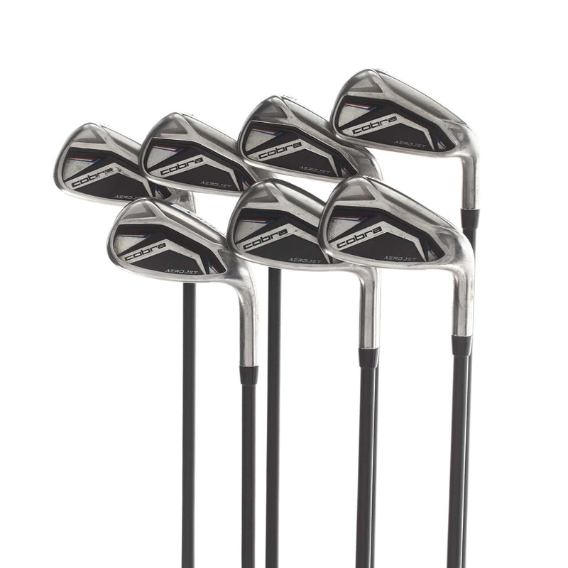 Cobra Aerojet Graphite Mens Right Hand Irons 5-SW Regular - KBS PGI 75