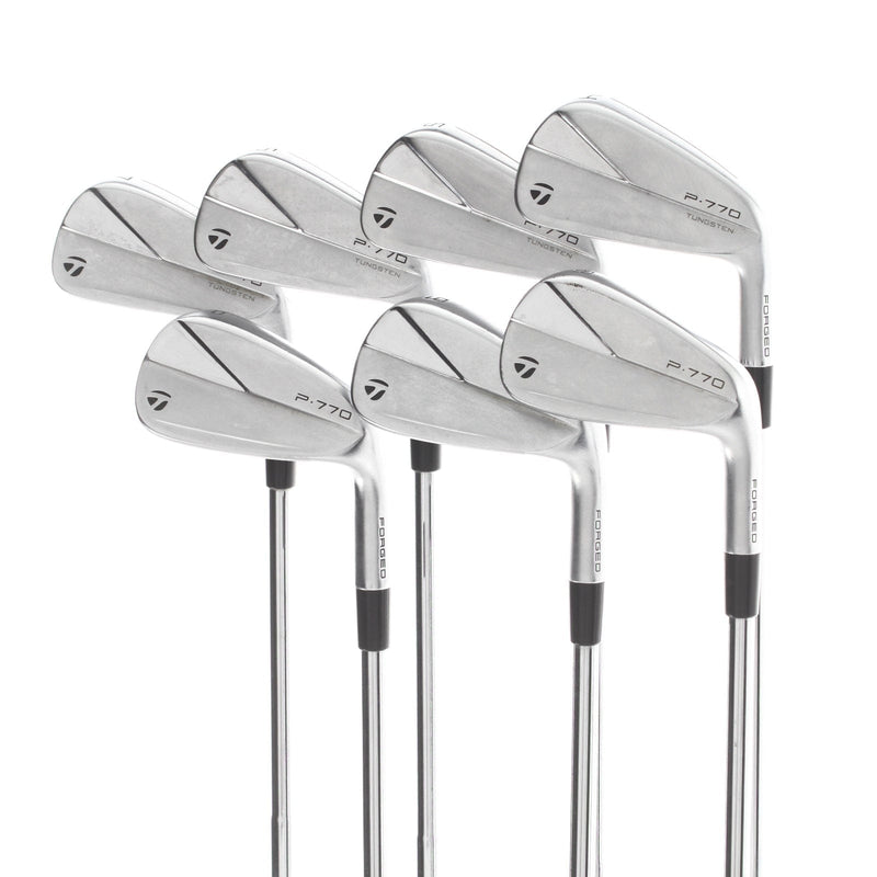 TaylorMade P770 2023 Steel Mens Right Hand Irons 4-PW Stiff - Dynamic gold