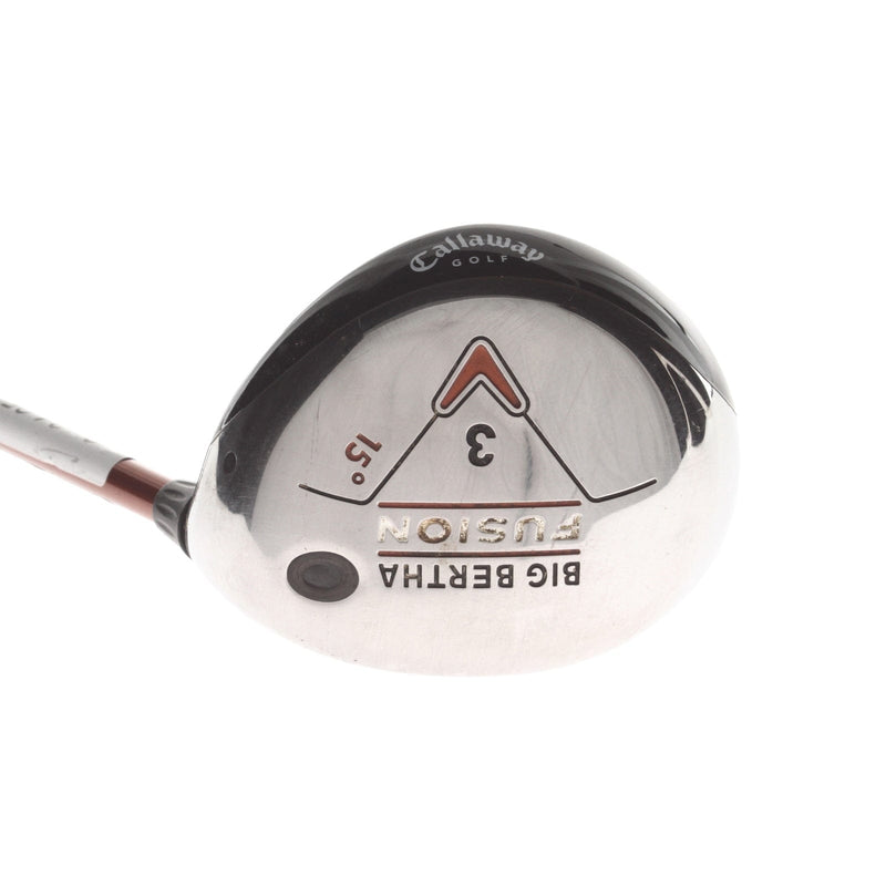 Callaway Big Bertha Fusion Graphite Mens Right Hand Fairway 3 Wood 15* Stiff - Aldila NVS